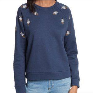 NWT Rebecca Minkoff Sweatshirt Navy Size S